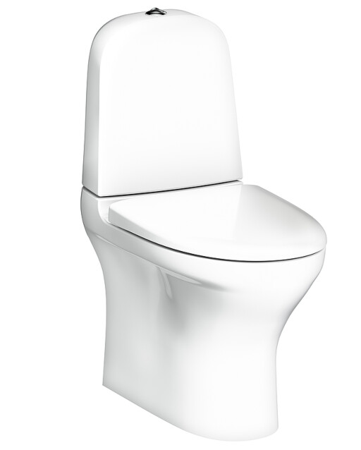 WC-istuin Gustavsberg Estetic 8300 piilo S/P-lukko, Hygienic Flush, C+, valkoinen