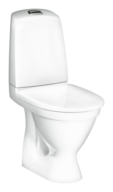 WC-istuin Gustavsberg Nautic 1510 Hygienic Flush piilo-P kaksoishuuhtelu vakiokansi