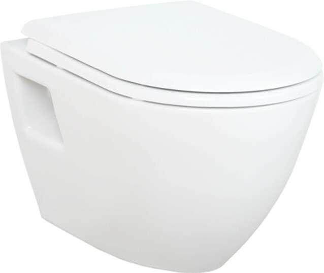 WC-istuin Creavit TP 325 00, seinämalli, valkoinen, soft-close kansi