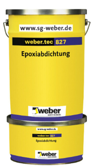 Weber.tec_ 827 s epoksivedeneriste 8 kg pakkaus
