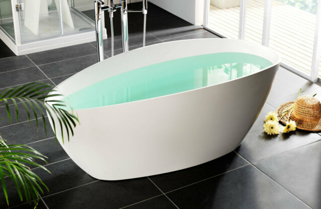 Ellipse-kylpyamme sopii moderniin ympäristöön