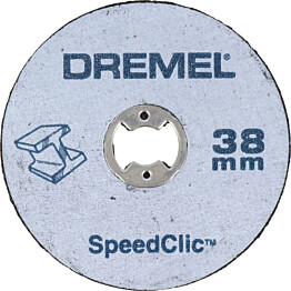 Aloitussarja Dremel EZ SpeedClic 406SC Ø38 mm sis. kara + 2 laikkaa