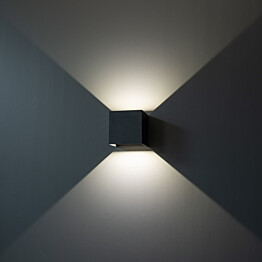 LED-ulkoseinävalaisin FTLight Iina 2x5W 570lm säädettävä keila