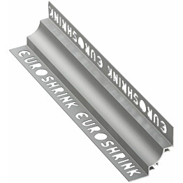 Sisäkulmalista Euroshrink alumiini 210a, 10mm x 2.5m, eri värejä