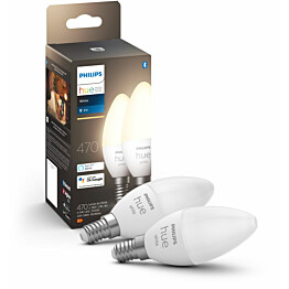 LED-älylamppu Philips Hue W 5,5W B39 E14 2kpl