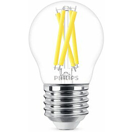 LED-polttimo Philips WarmGlow filamentti 40W 78x45mm E27 himmennettävä