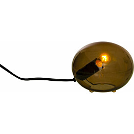 Pöytävalaisin Aneta Lighting Globus 13cm, ruskea