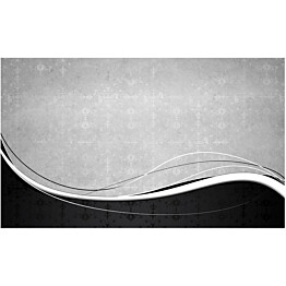 Kuvatapetti Artgeist Mustavalkoiset vintage aallot 270x450cm
