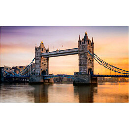 Kuvatapetti Artgeist Tower Bridge aamunkoitteessa 270x450cm