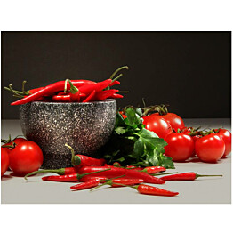 Kuvatapetti Artgeist Chilit ja tomaatit eri kokoja