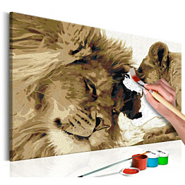 DIY-taulu Artgeist Lions In Love 40x60cm