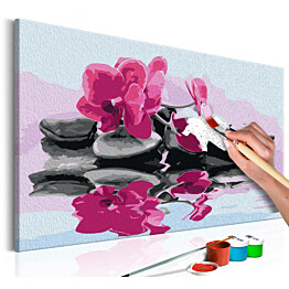 DIY-taulu Artgeist Orchid With Zen Stones III 40x60cm