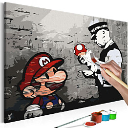DIY-taulu Artgeist Banksy: Mario 40x60cm