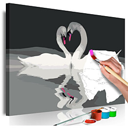 DIY-taulu Artgeist Swan Couple 40x60cm