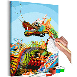 DIY-taulu Artgeist Colourful Dragon 60x40cm