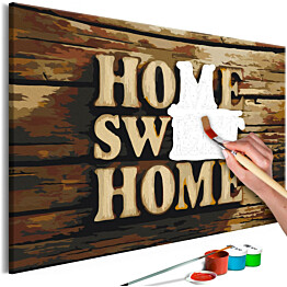 DIY-taulu Artgeist Wooden Home 40x60cm