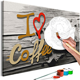 DIY-taulu Artgeist I Love Coffee 40x60cm