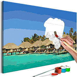 DIY-taulu Artgeist Cottages on the Water 40x60cm
