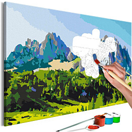 DIY-taulu Artgeist Dolomite Peaks 40x60cm