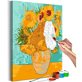 DIY-taulu Artgeist Van Gogh&#039;s Sunflowers 60x40cm