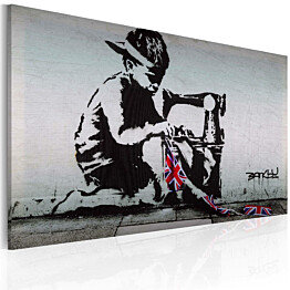 Taulu Artgeist Union Jack Kid - Banksy, 40x60cm