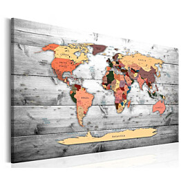 Taulu Artgeist World Map: New Directions eri kokoja