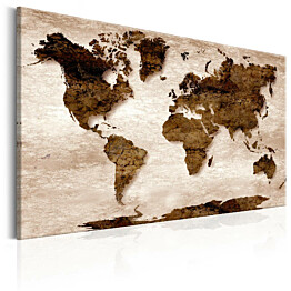 Taulu Artgeist World Map: The Brown Earth, 40x60cm