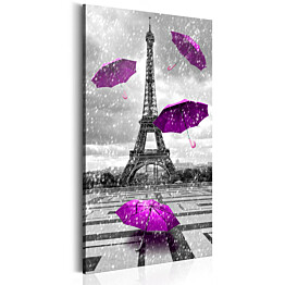 Taulu Artgeist Paris: Purple Umbrellas, 120x60cm
