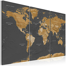 Taulu Artgeist World Map: Modern Aesthetics eri kokoja