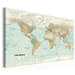 Taulu Artgeist World Map: Beautiful World eri kokoja
