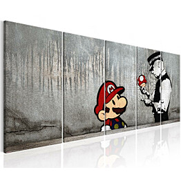Taulu Artgeist Mario Bros on Concrete eri kokoja