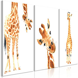 Taulu Artgeist Funny Giraffes eri kokoja