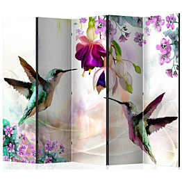 Sermi Artgeist Hummingbirds and Flowers II, 225x172cm