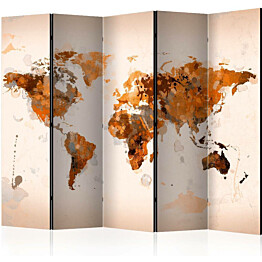 Sermi Artgeist World in brown shades II 225x172cm