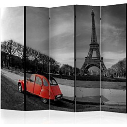 Sermi Artgeist Eiffel Tower and red car II 225x172cm