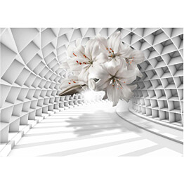 Kuvatapetti Artgeist Flowers in the Tunnel eri kokoja