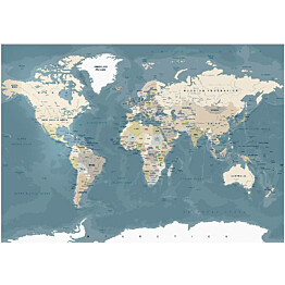 Kuvatapetti Artgeist Vintage World Map eri kokoja