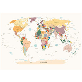 Kuvatapetti Artgeist World Map eri kokoja