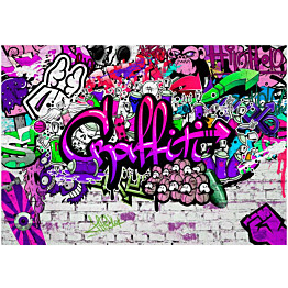 Kuvatapetti Artgeist Purple Graffiti eri kokoja