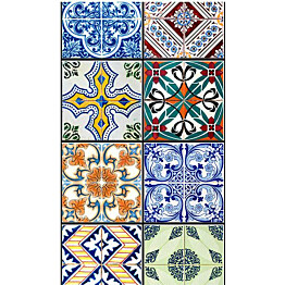Tapetti Artgeist Colorful Mosaic 50x1000cm