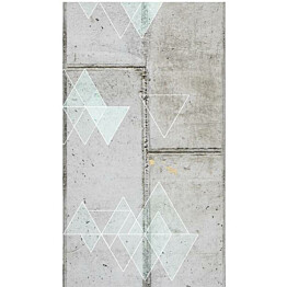 Tapetti Artgeist Concrete and Triangles 50x1000cm