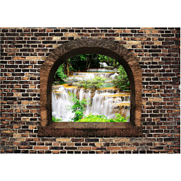 Sisustustarra Artgeist Stony Window: Waterfalls eri kokoja