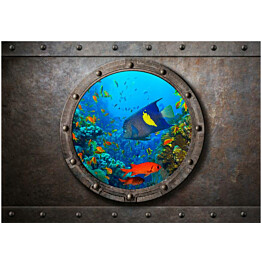 Sisustustarra Artgeist Submarine Window eri kokoja