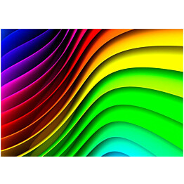 Sisustustarra Artgeist Rainbow Waves eri kokoja