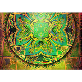 Sisustustarra Artgeist Mandala: Emerald Fantasy eri kokoja