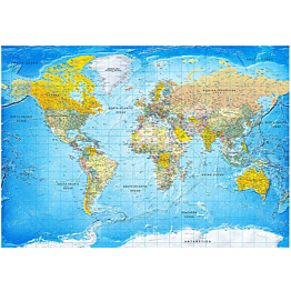 Sisustustarra Artgeist World Classic Map  eri kokoja