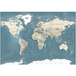 Sisustustarra Artgeist Vintage World Map eri kokoja