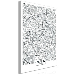 Taulu Artgeist Map of Berlin, 1-osainen, pystysuuntainen, eri kokoja
