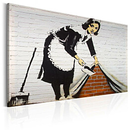 Taulu Artgeist Maid in London by Banksy, eri kokoja