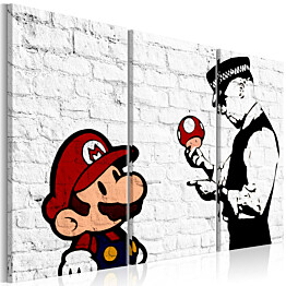 Taulu Artgeist Mario Bros - Banksy, eri kokoja